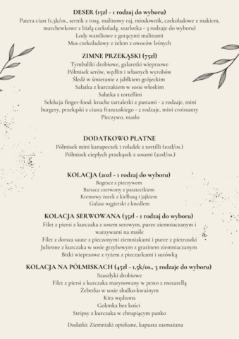 Menu Okolicznościowe(5)
